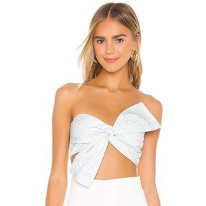 LAMARQUE Padma Top in White Leather